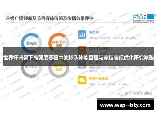 世界杯背景下高强度赛程中的球队体能管理与竞技表现优化研究策略 世界杯背景下高强度赛程中的球队体能管理与竞技表现优化研究策略